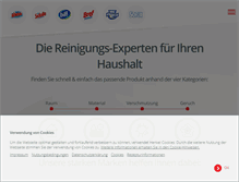 Tablet Screenshot of henkel-reiniger.de